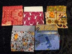 10 fat quarters of fabric + 3 patterns