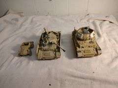3 Army vehicles