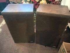 Omega speakers 14 1/2"×10 1/2"×24 1/2"