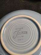 Blue Fiesta 8 cups and 8 saucers