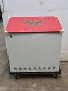 Vintage Metal Storage Trunk
