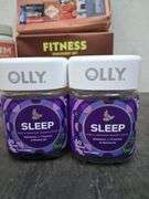 Fitness snacks, whey concentrate, and sleep gummies. 2d