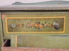 Vintage Handpainted Dresser