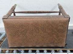 Vintage Upholstered Stool / Bench. 6E