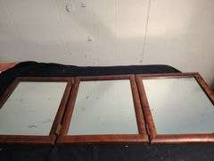 3 Panel antique mirror