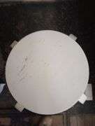 Wooden white stool