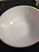 Vintage Pyrex bowl with lid and holding rack Golden Holly Pine Cone