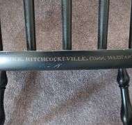 Hitchcock Black Chairs 4 Side and 2 Arm Chairs. (BIN $150.00)