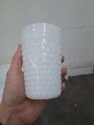 White glass assortment. 1b