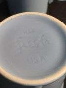 Blue Fiesta 8 cups and 3 serving bowls