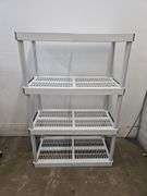 4-Tier Plastic Shelf Unit