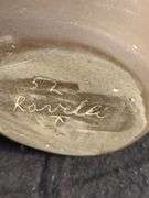 Signed vase & Waterford bud vase