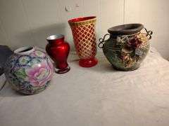 Variety of vases