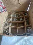 Vintage Punch Bowl w/15 matching cups