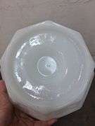 White glass assortment. 1b