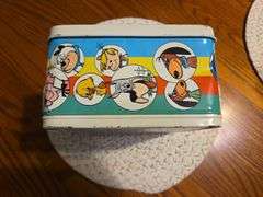 Vintage Funtastic World of Hanna Barbera Lunchbox with Thermos 1977  Metal RARE