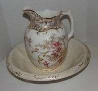 Ceramic Pitcher and Bowl Set
