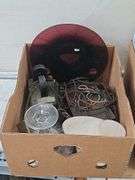 Large Box of Misc. Vintage Dishes & more. 11B