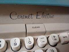 Smith-Corona electric typewriter