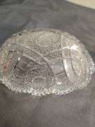 3 Cut glass bowls