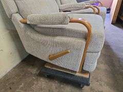 Pair of Vintage Reclining Rocking Chairs
