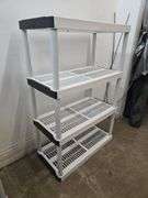 4-Tier Plastic Shelf Unit
