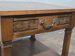 Vintage Lane 2-Tier End Table with Drawer