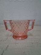 Glass variety with pink glass, egg cups, and more. 2a