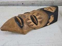 Vintage African Totem? Mask (BIN $200).  FR