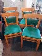 4 Mid Century Buckstaff Kitchen chairs