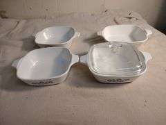 Corning Ware dishes with lids