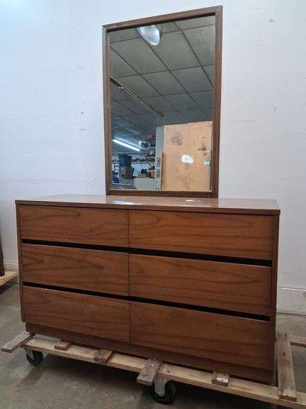 Dresser with mirror