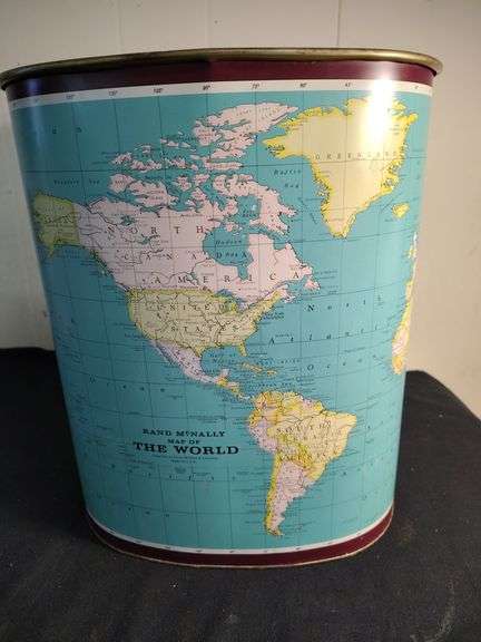 Rand McNally trash can