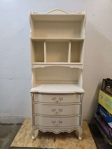 2-pc. French Provencial Dresser with Shelves
