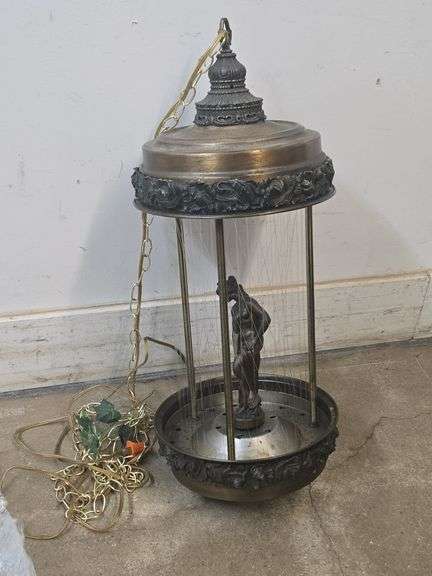 Vintage 24" Rain Oil Lamp