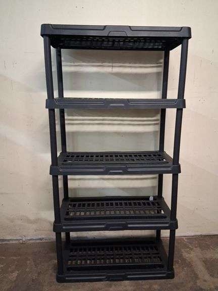 Plastic shelving