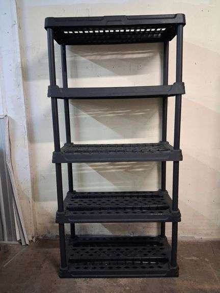 Plastic shelving