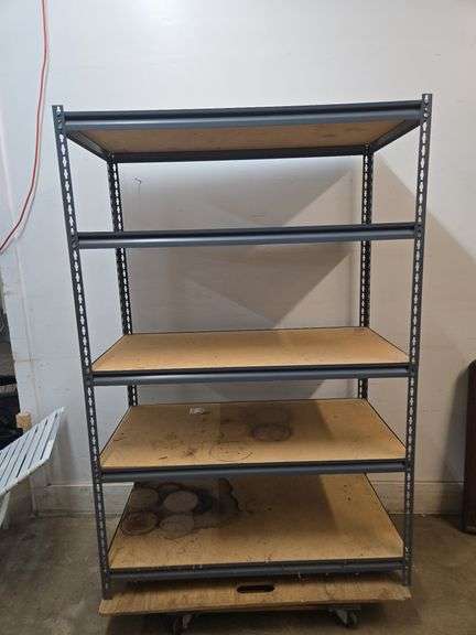 5-Tier Metal Framed Shelf