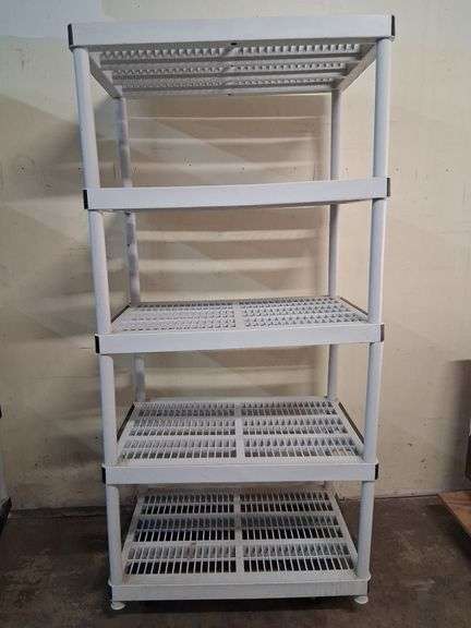 5 shelf storage #1, approx 36 x 24 x 72 in