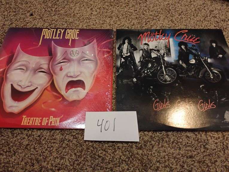 2 MOTLEY CRUE RECORDS
