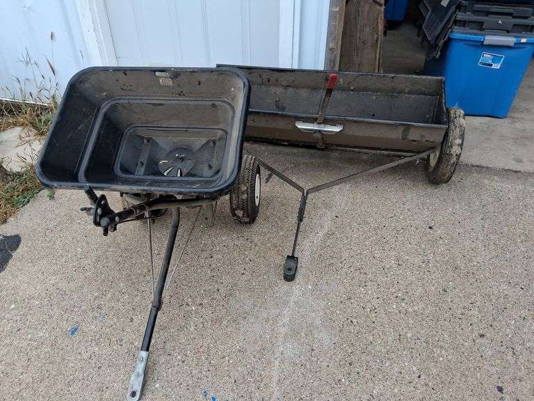 2 pull behind spreaders