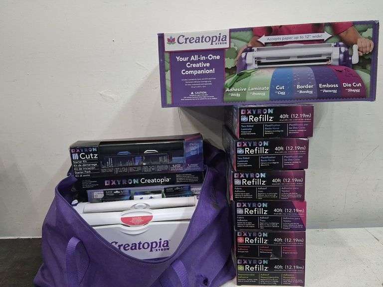 Creatopia machine with multiple NIB accessories. 1f