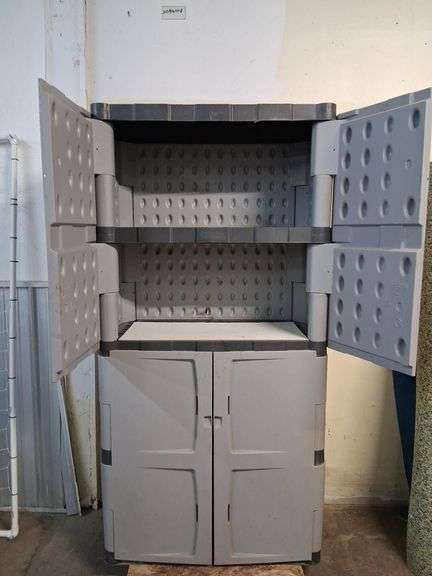 Rubbermaid storage cabinet
