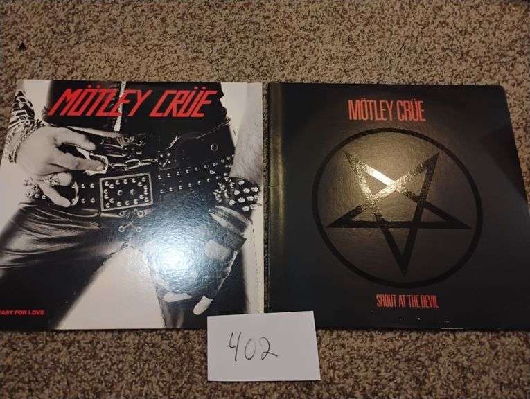 2 MOTLEY CRUE RECORDS