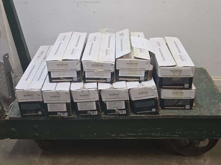 10 Boxes of Rockmount Stacked Stone M-Series Interlocking Panels