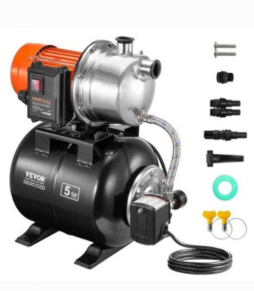 Vevor shallow well pump with tank. 1f