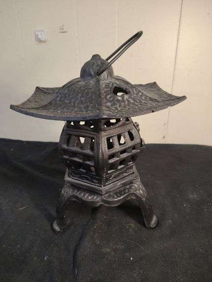 Japanese Pagoda cast iron lantern
