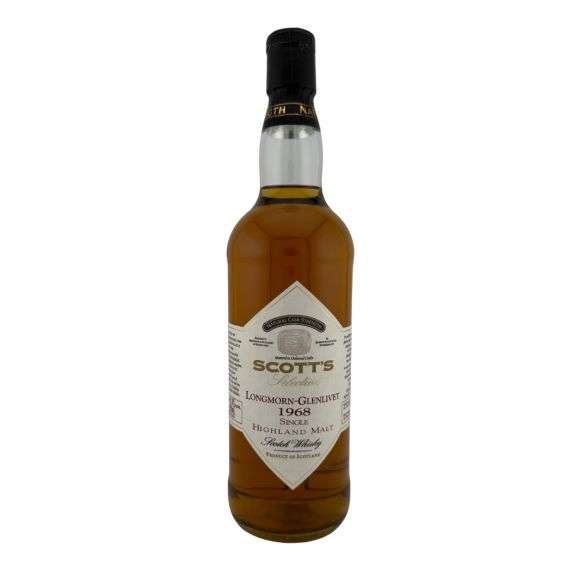 Longmorn-Glenlivet 1968 Scott's Selection Cask Strength Single Malt Scotch (2003)