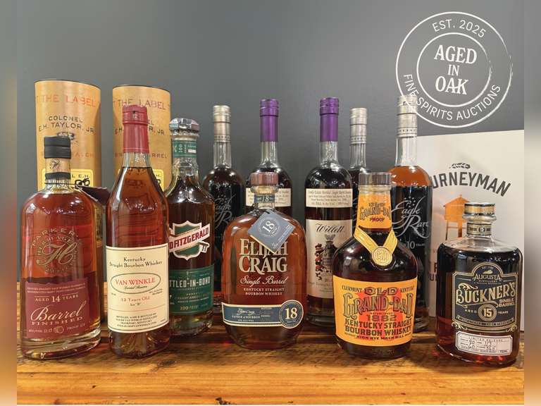 Aged in Oak September Spirits Auction #2