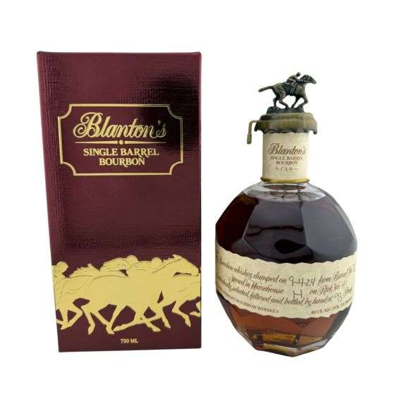 Blanton's Red Label Japanese Release Bourbon Letter "L"